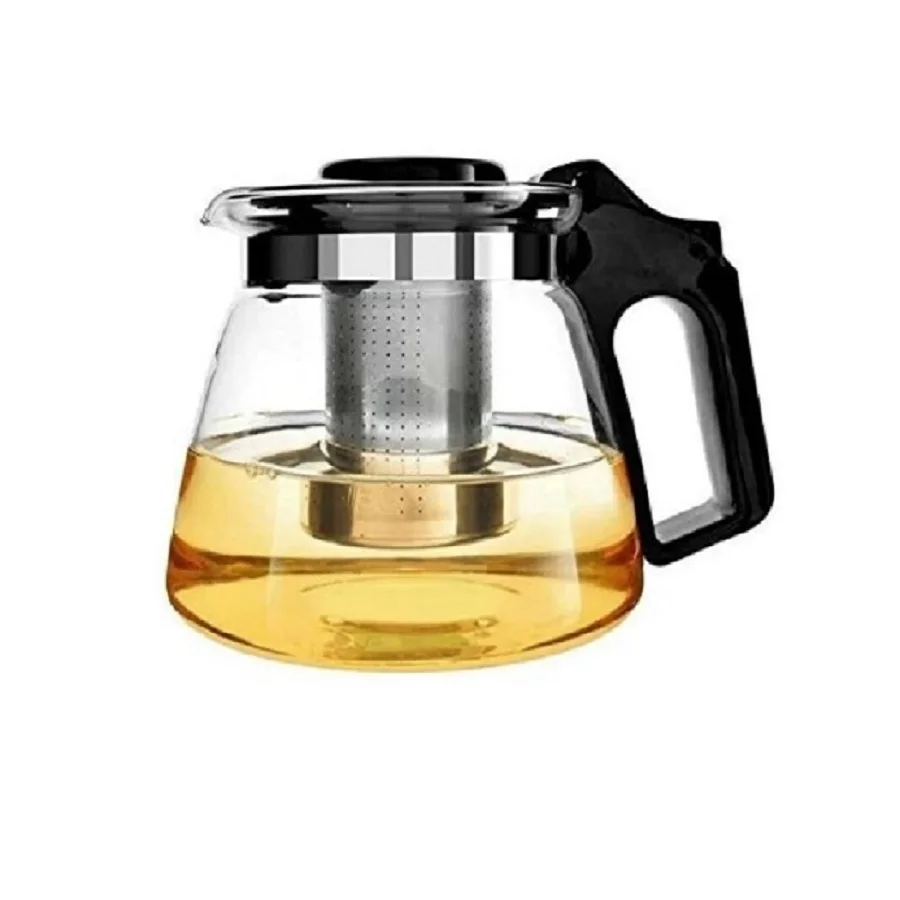 Tetera de Vidrio para Infusiones con Filtro 1100 ml