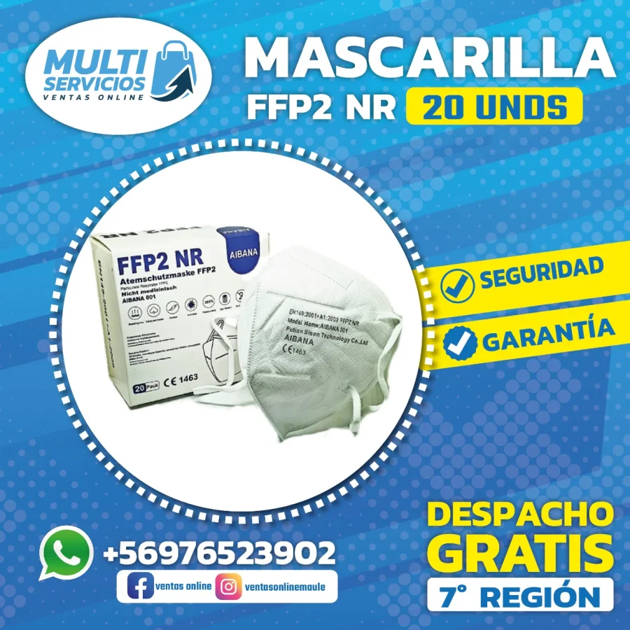 Mascarilla FFP3 (5 unds)