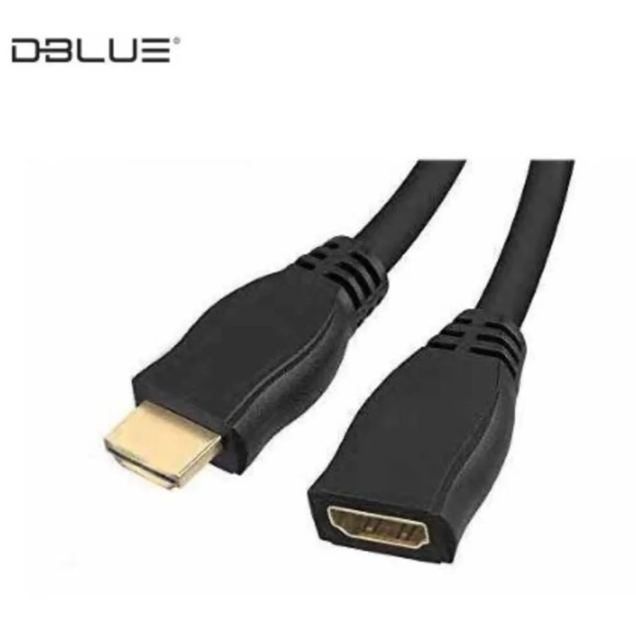 Cable HDMI macho a HDMI hembra 30 centímetros prolongador