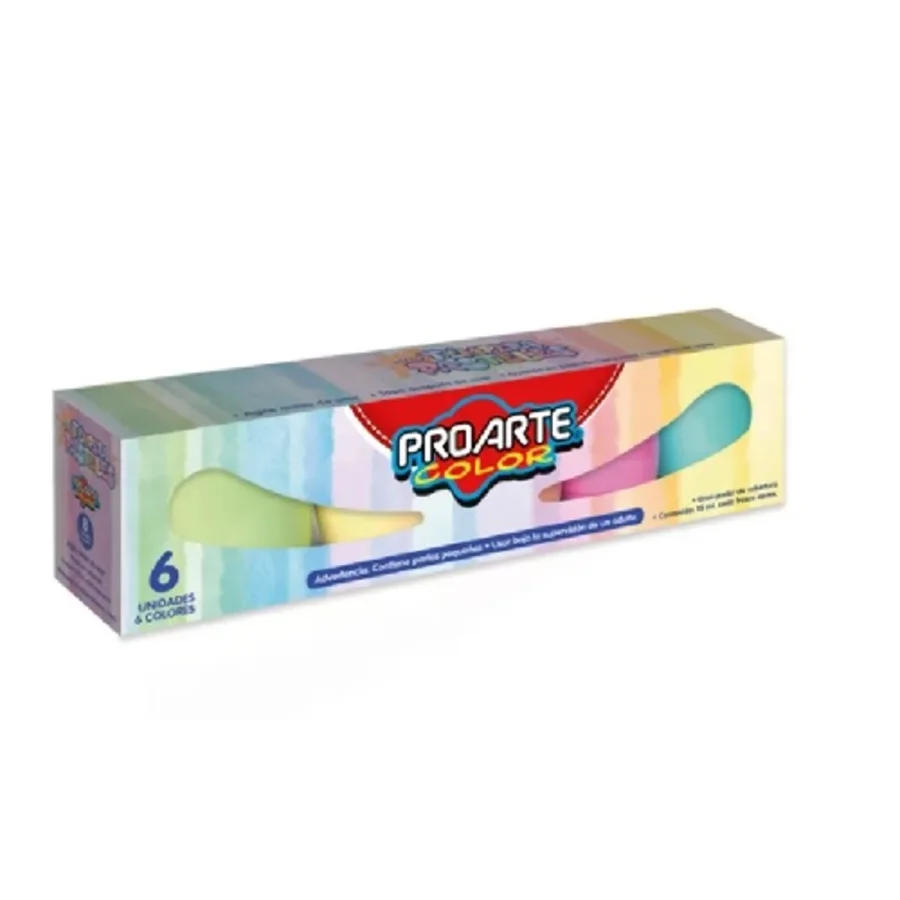 Tempera Solida Proarte 6 Colores – Rollos y Mas