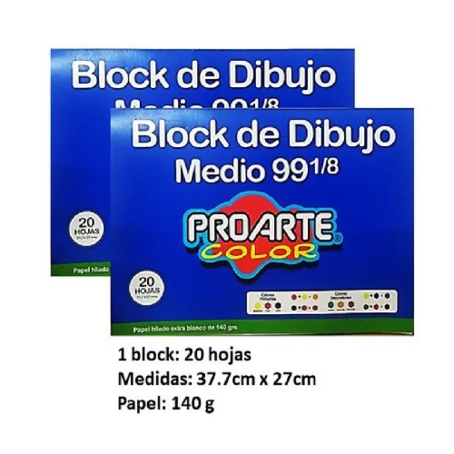 Bloc dibujo Disco A4 20 hojas 130gr