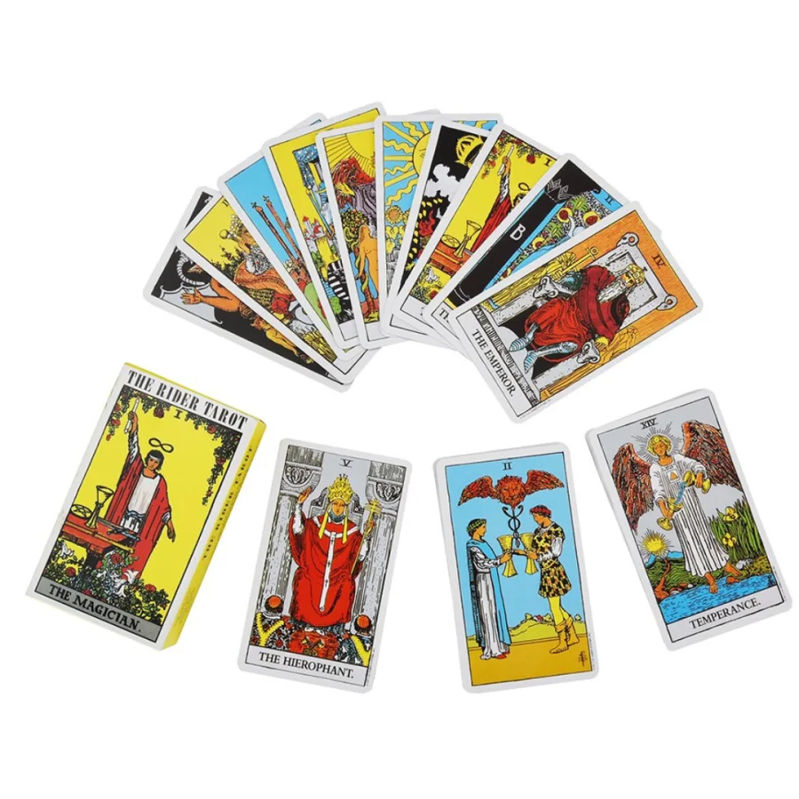 Juego De Cartas De Tarot De Rider Español, Juego De Mesa De