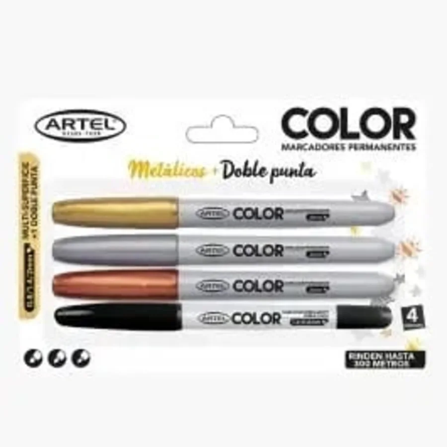 Rotulador acuarela doble punta 12 colores Creativ Company