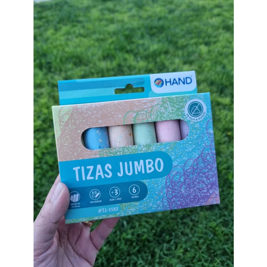 OFFICENET - TIZAS DE COLORES JUMBO 6 UND POINTER