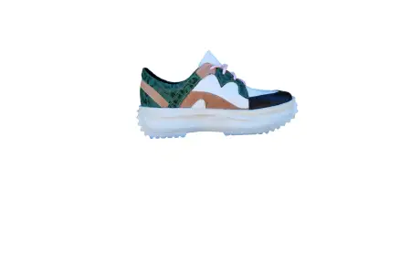 Zapatilla Dominga verde print
