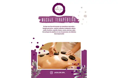 MASAJE TERAPEUTICO 3 EN 1