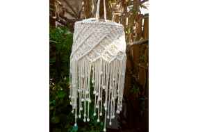 Lámpara macramé