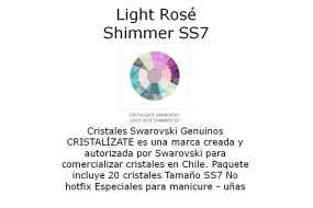 Light Rosé Shimmer SS7 / 20 Unidades