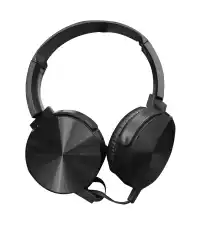Audífono Plus Extra Bass Negro con Cable Premium