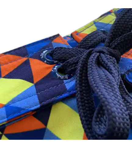 Surfer Geometrical Blue: Traje de Baño 100% Sustentable