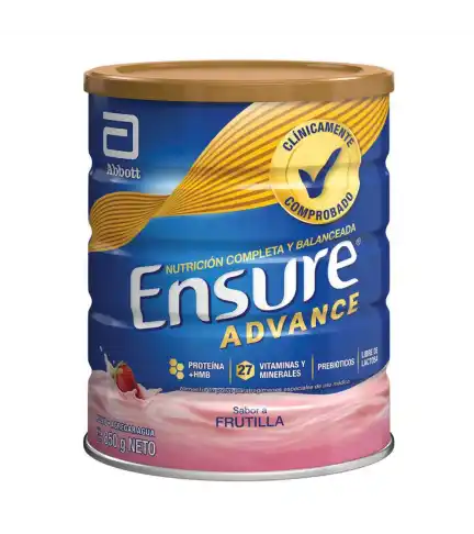 Ensure Advance sabor Frutilla por 850gr