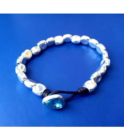 Meghan Accesorios, Modelo Luana, Pulsera Mujer Cuero