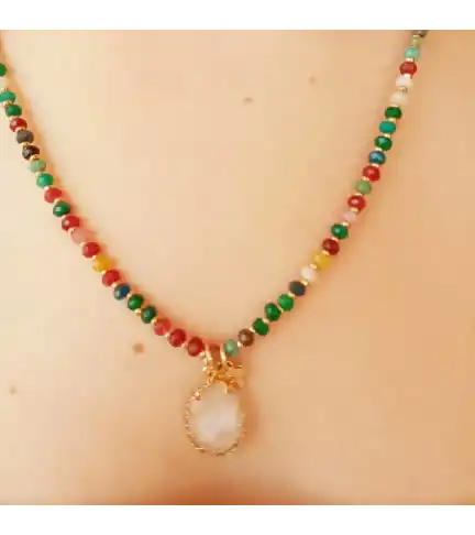 Meghan Accesorios, Modelo Mara, Collar Multicolor