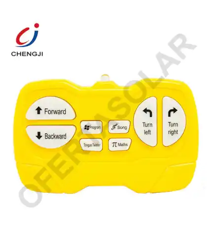 Robot Control Remoto Funny Box Chengji, color amarillo para niños 6 años