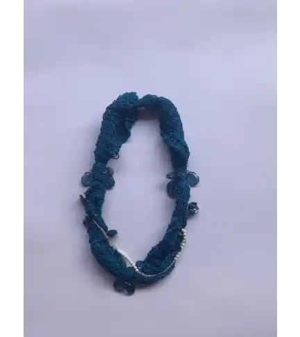 collar, cuello lana merino Joyerìa textil (a040)