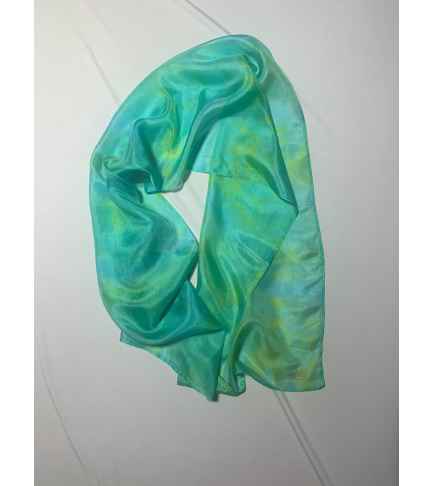 PAÑUELO RECTANGULAR 100% SEDA NATURAL (a440)
