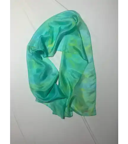 PAÑUELO RECTANGULAR 100% SEDA NATURAL (a440)