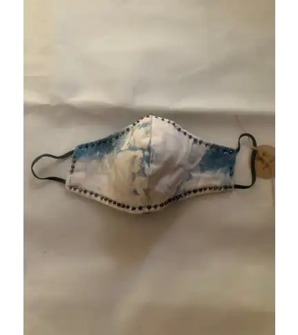 MASCARILLA TELA DE JEANS DOBLE (a399)