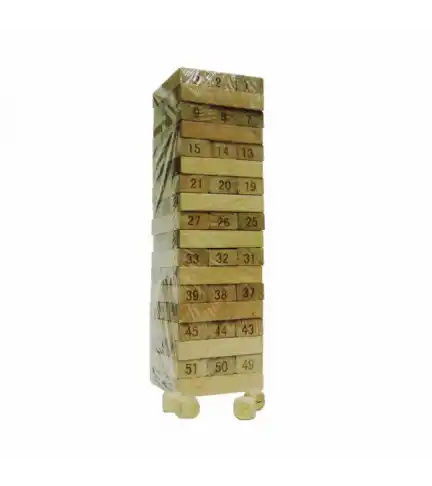 JUEGO DE MESA TORRE DE MADERA 29X29 CM NOBEEL TOYS