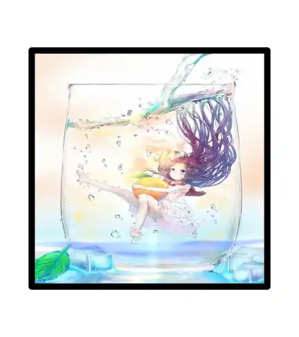 Pintura de Diamantes Diamond Painting Danza del Agua 30x30 cms