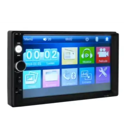 Radio touch 7 pulgadas full hd bt, aux, usb