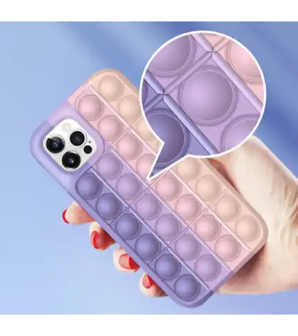 FUNDA IPHONE BURBUJAS ANTISTRESS