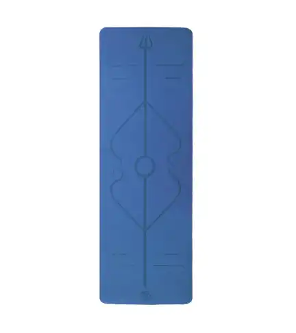 Mat de yoga pilates color celeste 183x60x0,6cm