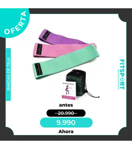 SET BANDAS DE TELA