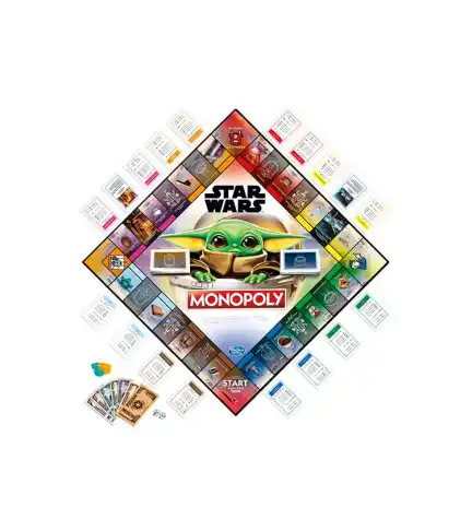 JUEGO MONOPOLY STAR WARS MANDALORIAN THE CHILD