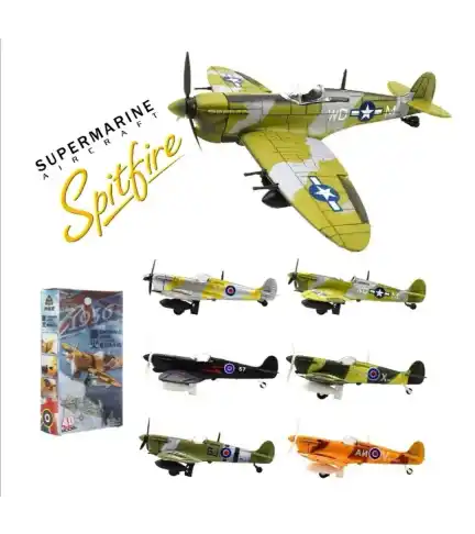 Avion Supermarine Spitfire A Escala Para Armar A