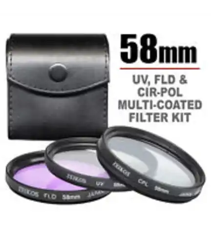 Filtros "ZEIKOS", 58 mm.