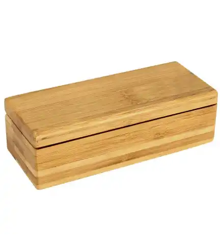 Caja Elegante Descorchador Vino Bambú Ecológico