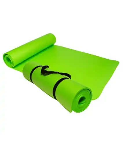 Mat Alfombrilla Yoga Pilates Colchoneta de Ejercicio 8 MM Verde
