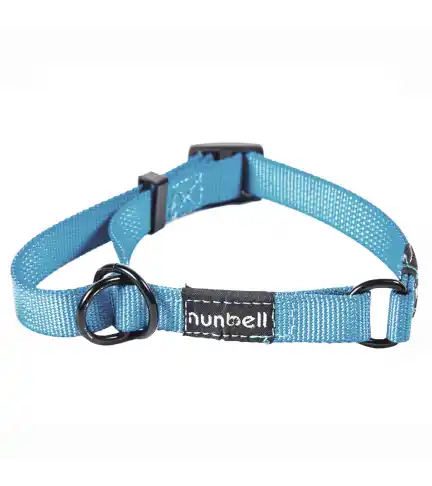 Collar Gato y Perro Resistente y Ajustable Celeste