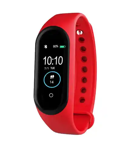 Reloj Inteligente Smart Band Bluetooth Rojo M3