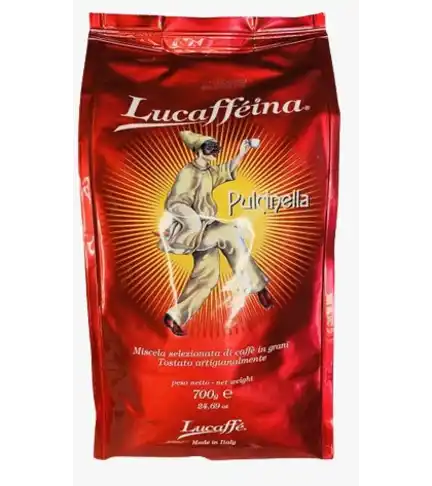 Lucaffe Pulcinella, Café en Grano 700 Gr