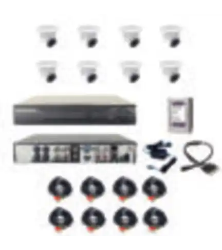 KIT FULL DVR 8CH CON 8 CÁMARAS 2MP – MODELO: KITDVR8CH01
