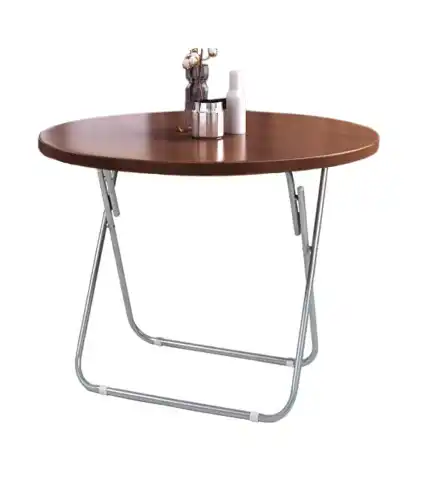 Mesa Comedor Plegable Redonda 70 CM Chocolate