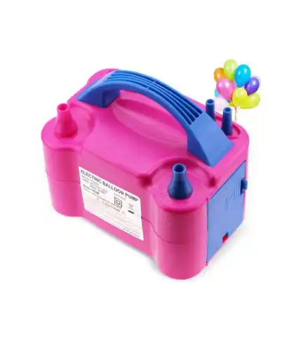 Inflador de globos eléctrico con dos inyectores