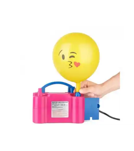 Inflador de globos eléctrico con dos inyectores