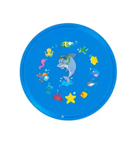 Piscina con Aspersor o alfombra de agua de 170cm