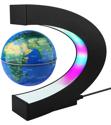 Lampara Magnética, globo terráqueo.