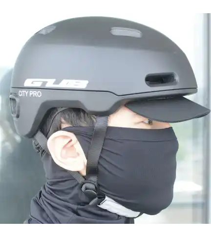 Casco Bicicleta City Visera Profesional Talla M Negro