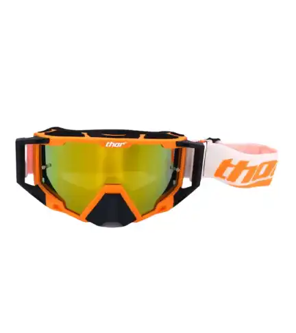 Antiparras Tornasol Pro Deluxe Moto Bicicleta Naranjo
