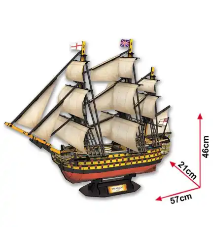 ROMPECABEZA 3D HMS BUQUE VICTORY AP21