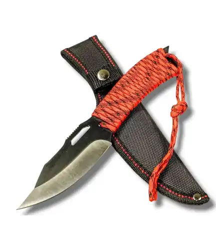 CUCHILLO SUPERVIVENCIA MEDIA MANGA RED CORVE AL68