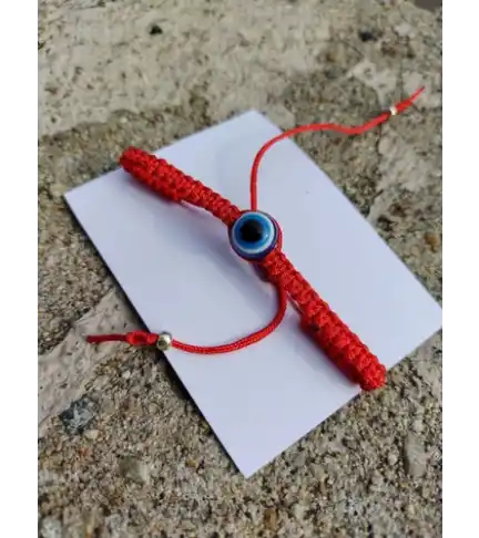 Pulseras De Mal De Ojo Roja Con Ojo Turco