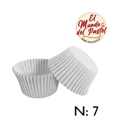 Pack X100 Capsula Para Hornear Cupcakes Numero : 7