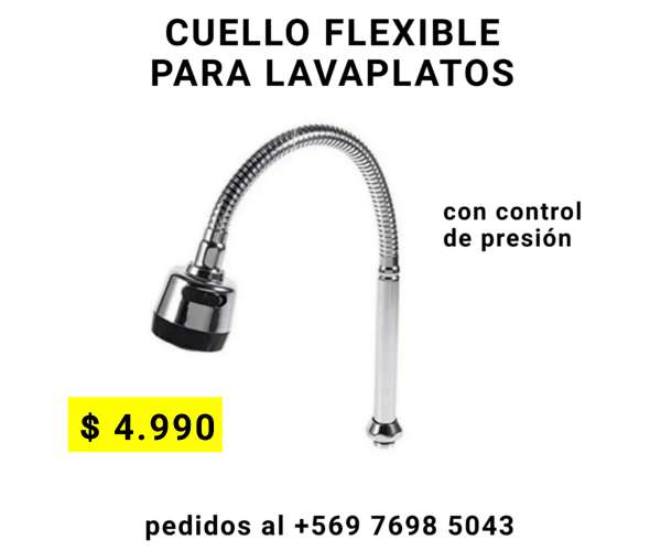 Cuello flexible lavaplatoa