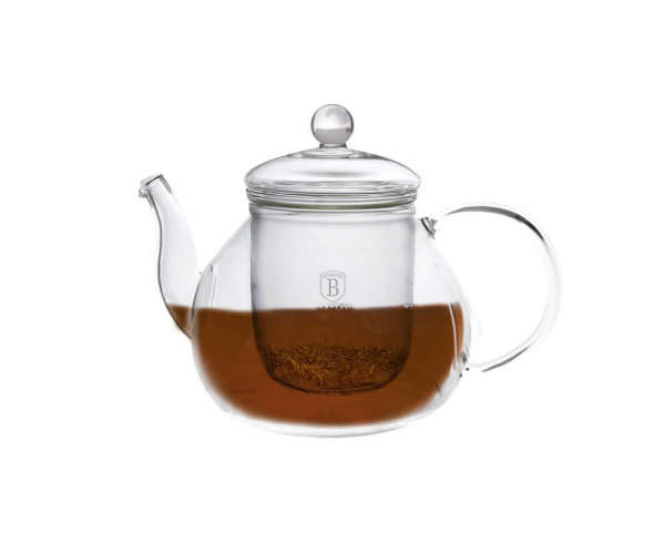 Tetera de cristal con infusor